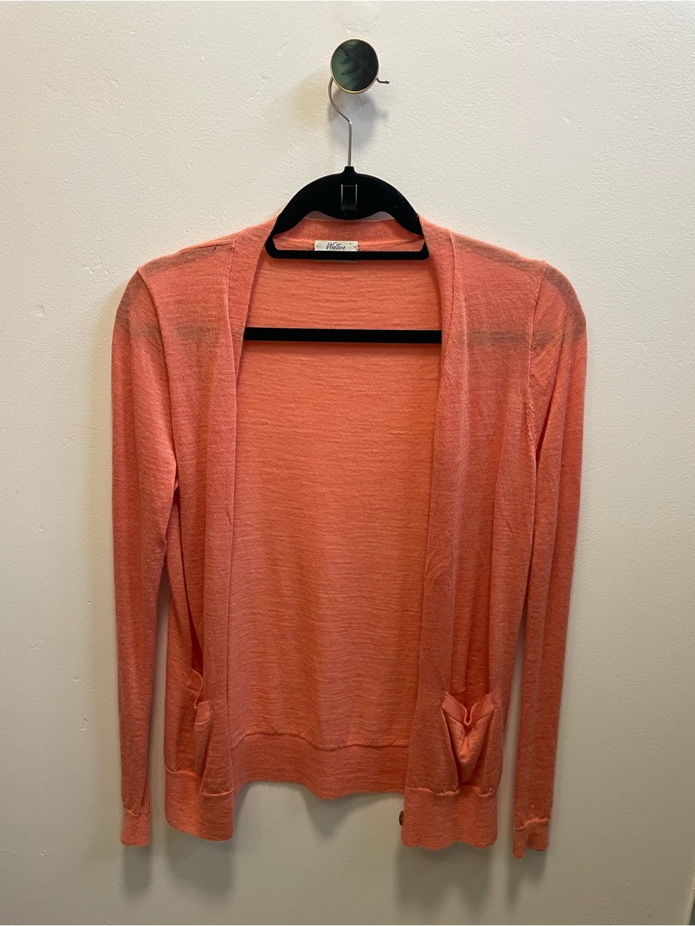 Madewell 100% wool Coral Open-Front Lightweight Cardigan